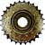 Roda Livre Shimano Tourney TZ 21 7V 14/28 Preto/Dourado - Imagem 1