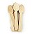 Mini colher de madeira 9,5cm -LINHA LUXO (ATACADO) - Imagem 2