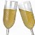 Taça 220ml Champagne Transparente (4 unidades) - Imagem 1