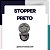 STOPPER PRETO- P/ tampa Copo de Papel (Pacote com 500 uni) - Imagem 1