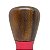 Tamper Bravo de Madeira Angico Preto | Punho Vermelho | Base Prata - Imagem 2
