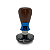 Tamper Bravo de Madeira Maracatiara | Punho Azul | Base Preto Brilho - Imagem 1