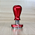 Tamper Bravo com Punho de Alumínio Vermelho - Outlet - Imagem 1