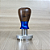 Tamper Bravo com Punho de Madeira e Alumínio Azul e Base Prata - Outlet - Imagem 1