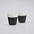 Espresso Cup - Kit com 2 Copos de Porcelana de 50ml cada - Preto - Imagem 1