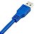 Cabo USB Macho Para Mini USB 8 Pinos  Azul 1 Mts - Imagem 18