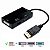 Adaptador de Video 3 em 1 DisplayPort x Hdmi Femea / Dvi Femea / Vga Femea - Imagem 7