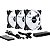 Cooler Fan 120X120X25mm Aerocool KIT 3 Coolers Duo 12 Pro ARGB + Hub + Controle - Imagem 8