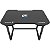 Mesa Gamer Fortrek Vickers Preta/Azul Borda Dupla de 27mm - Imagem 1