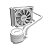Water Cooler 120mm Sangue Frio 2 PcYes Branco TDP 200W - PSF2120H33WHSL - Imagem 2