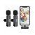 Microfone de lapela Bluetooth IOS com 2 Microfone Flex Gold IP-F4 - Imagem 4