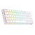 Teclado Mecânico Gamer Redragon Draconic Pro RGB Switch Brown Bluetoot Branco K530PW-RGB-PRO (PT-BROWN) - Imagem 1