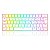 Teclado Mecânico Gamer Redragon Draconic Pro RGB Switch Brown Bluetoot Branco K530PW-RGB-PRO (PT-BROWN) - Imagem 2