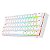 Teclado Mecânico Gamer Redragon Draconic Pro RGB Switch Brown Bluetoot Branco K530PW-RGB-PRO (PT-BROWN) - Imagem 3
