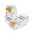 Conector RJ45 Macho CAT6e Fortrek FK 140E (UNIDADE) - Imagem 19