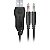 Fone Headset Gamer Fortrek H1 PRO RGB Cinza - Plug P2 + USB - Imagem 9