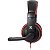 Fone Headset Gamer Fortrek Spider Black P3 Preto/Vermelho - Imagem 4