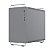 Gabinete Gamer BG-056 Tiny Pro Cinza Bluecase - 5X FAN ARGB - Imagem 4