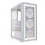 Gabinete Gamer BG-050 X-Frame Branco e Cinza Bluecase com Frontal Removível - Imagem 1