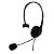Fone Headset Office Fortrek FK 731A USB Preto - Imagem 1
