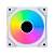 Kit 3 Fans Lian Li Uni Fan SL-INF 120mm RGB Branco - Imagem 3