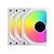 Kit 3 Fans Lian Li Uni Fan SL-INF 120mm RGB Branco - Imagem 1