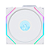 Fan Lian Li Uni Fan TL Wireless LCD 120 ARGB Reverse Blade Branco - Imagem 1