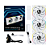 Kit 3 Fans Lian Li Uni Fan TL Wireless LCD 120 ARGB Branco - Imagem 2