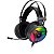 Fone Headset Gamer Fortrek H1 PRO RGB Cinza - Plug P2 + USB - Imagem 2