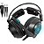 Fone Headset Gamer Fortrek Vickers P2 + USB RGB Preto - Imagem 1