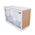 Gabinete Lian Li A3 Micro ATX Wood Edition Lateral Vidro Branco - Imagem 2