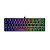 Teclado USB Gamer Fortrek Fearless 65 Compact Preto - Imagem 1