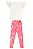 Conjunto Floral Bee Loop Tam4 Menina Leggin Cotton - Imagem 3