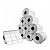 Cx 10 Un Rolos Etiqueta 33X21mm 3 Colunas Couche Adesiva - Imagem 1