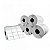 Cx 5 Un Rolos Etiqueta 33X21mm 3 Colunas Bopp Adesiva - Imagem 1