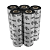 Cx 5 Un Ribbon Cera 110X74 Zebra Original Ext - Preto - Imagem 2