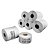 Cx 5 Un  Rolos Etiqueta 40X25mm FULL Térmica Adesiva - Imagem 1
