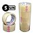 Kit 5 Un Fitas Adesivas 48x45 Transparente 2215 Koretech - Imagem 1