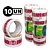 Kit 10 Un Fitas Adesivas 48x50 Branca Cuidado Frágil 2215 Koretech - Imagem 1