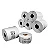 Cx 5 Un Rolos Etiqueta 40X25mm FULL Bopp Adesiva - Imagem 1