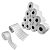 Cx 10 Un Rolos Etiqueta 50X15mm Bopp Adesiva - Imagem 1