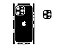 Skin premium Jateado para o verso e laterais do iphone 16 Pro Max - Imagem 5