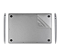 Skin Premium Transparente para verso e laterais do macbook Air 13 2020 A2179 - Imagem 3