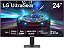 Monitor Gamer LG UltraGear 24", Full HD, 144Hz, 1ms, IPS, G-Sync, FreeSync, HDR10, Preto - 24G411A-B - Imagem 1