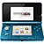 Console Nintendo 3DS Metallic Aqua Blue Azul (Seminovo) + Jogo de Brinde - 3DS - Imagem 1