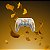 Controle PS5 Dualsense P5 PlayStation 5 - Edição limitada Ouro Ghost of Yōtei - Seminovo - Imagem 9