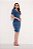 Vestido Jeans Tubinho e Recortes Laura Rosa - Imagem 3
