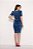 Vestido Jeans Tubinho e Recortes Laura Rosa - Imagem 4