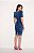 Vestido Jeans Tubinho e Recortes Laura Rosa - Imagem 5