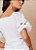 Vestido Mídi Evasê Tricoline Com Laise Branco Titanium Jeans - Imagem 3